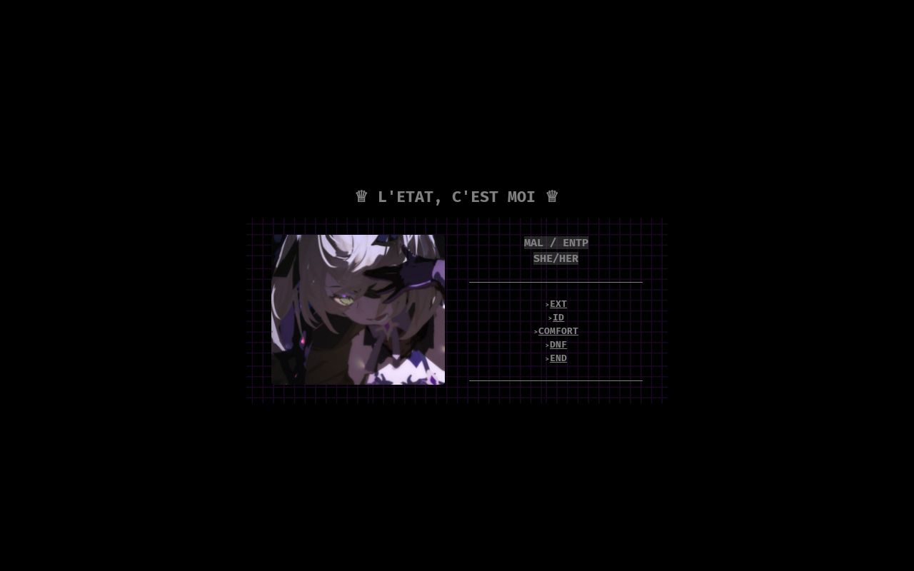 Carrd profile picture for @malpractice